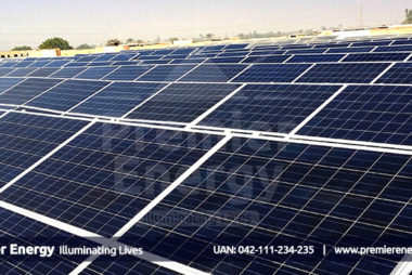 128 KW Grid Tied Solar Power Plant Installed at Al Hamd Textile Mill