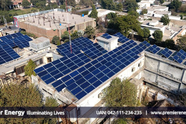 88 KW Grid Tied Solar Power Plant Installed at Fazal Cloth Mills
