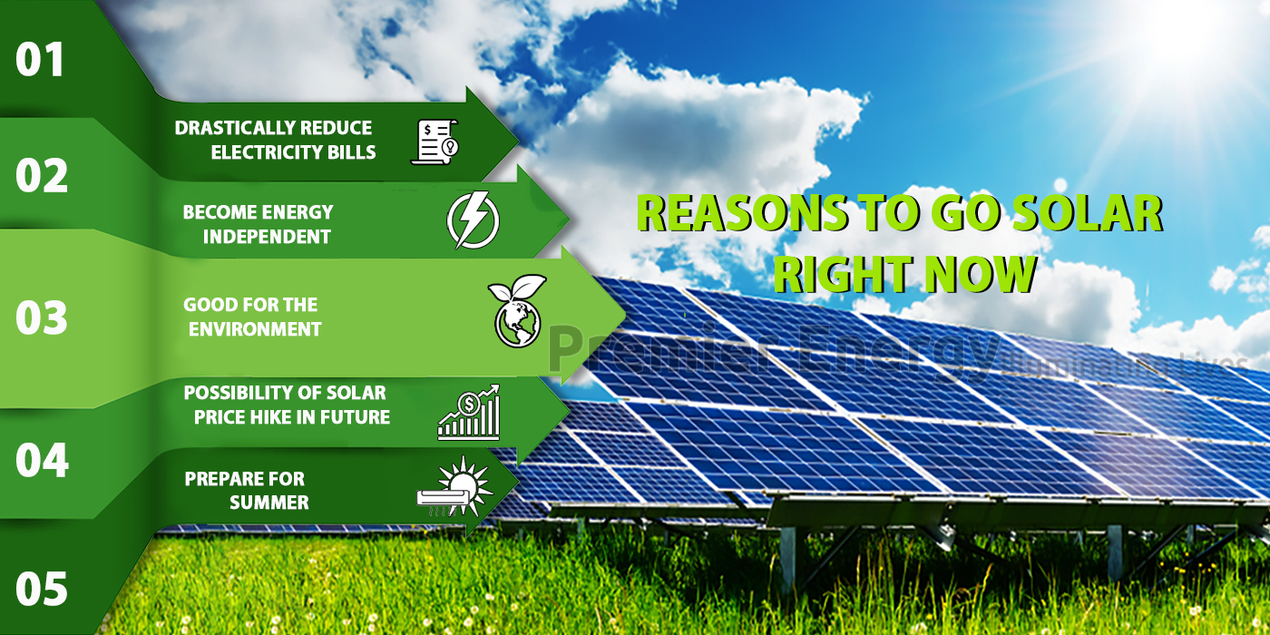 Reasons to Go Solar Right Now