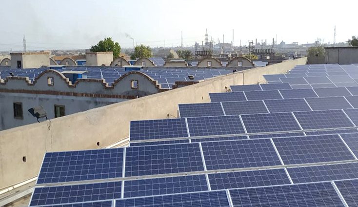 1.2MW Grid Tied Solar Power Plant Installed at Madina Group