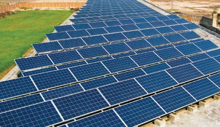 132KW Grid Tied Solar Power Plant Installed at Al Nafia Farms