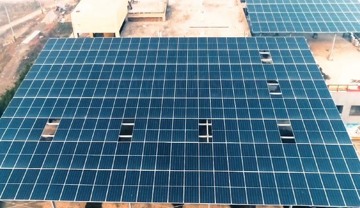 264KW Grid Tied Solar Power Plant Installed at Pak China Dosti Square