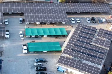 334KW Grid Tied Solar Power Plant Installed at Schlumberger