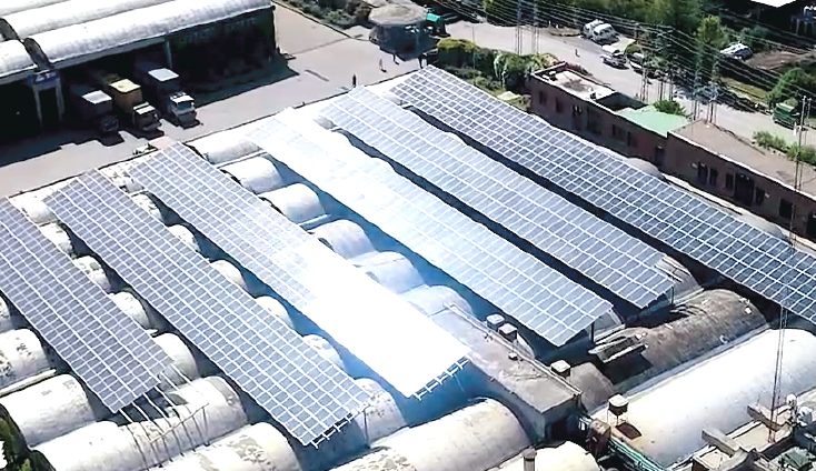 356KW Grid Tied Solar Power Plant Installed at Qarshi Industries