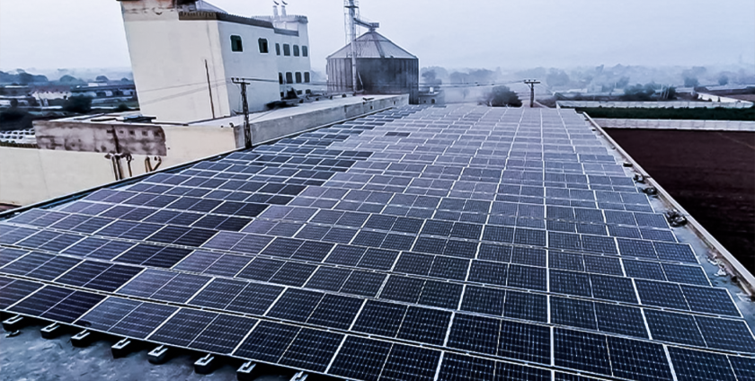 500KW Grid Tied Solar Power Plant Installed at Ahmad Flour Mills
