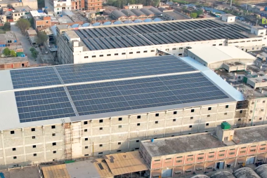960KW Grid Tied Solar Power Plant Installed at Limelight (Maypole)