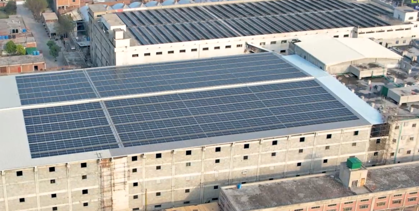 960KW Grid Tied Solar Power Plant Installed at Limelight (Maypole)