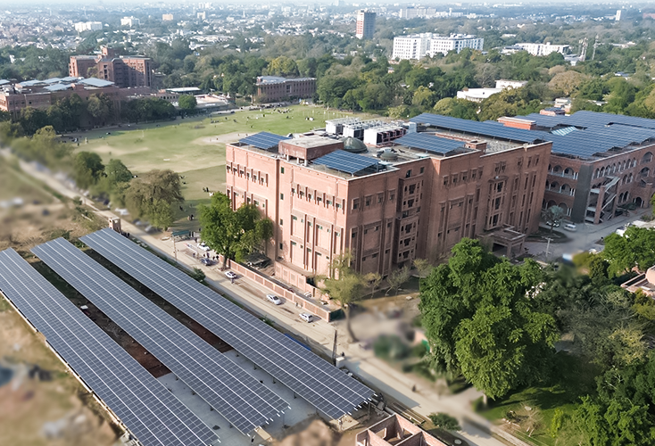 3MW Grid Tied Solar Power Plant at FC College University